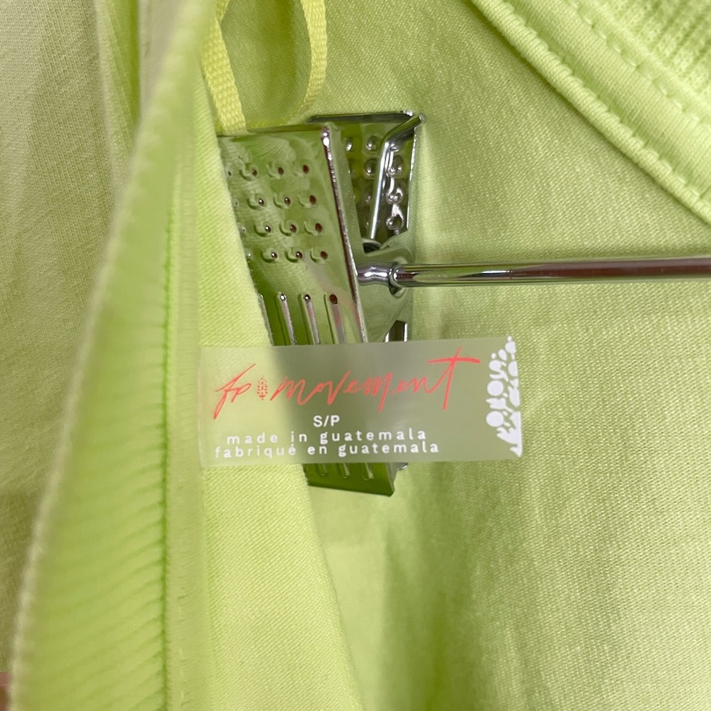 FREE PEOPLE Movement Limeade Hot Shot Tee Onesie - Picture 3 of 7